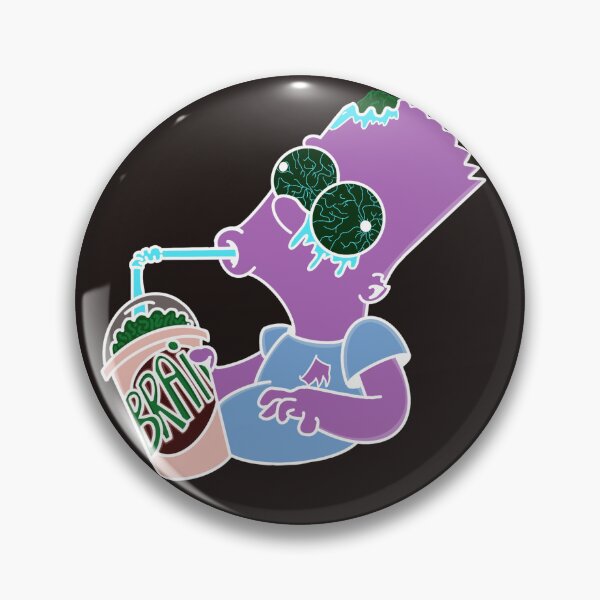 Item preview, Zombie Bart – Purple Brain Freeze Edition designed and sold by chemicalcrucifx.