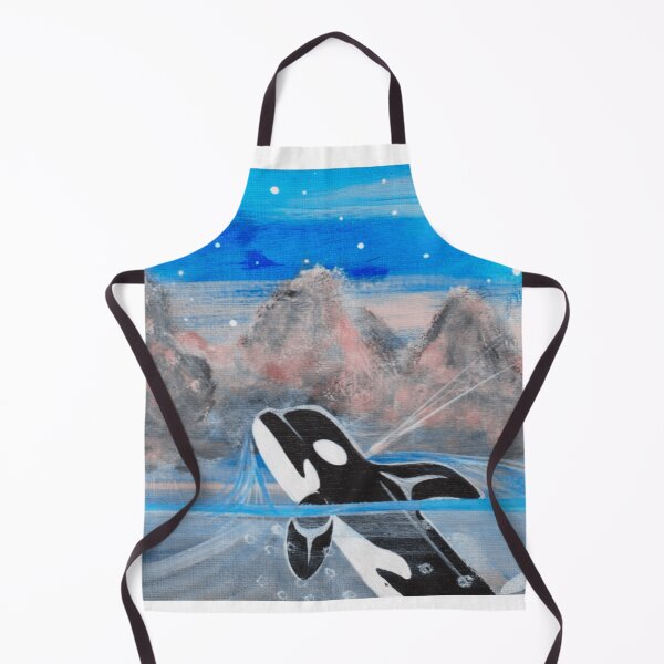 Item preview, Killer Whale Art Print – Pacific Northwest Summer Mountains | Whale Lover Gift | T-Shirt, Mug, Tote Bag designed and sold by vwalterson.