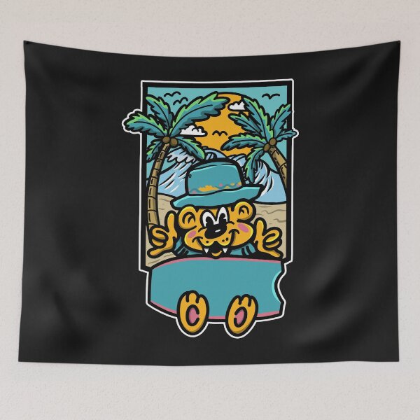 Item preview, Tropical Bodyboard Animal Fun - Bodyboard Travel Cute Bear designed and sold by ImaginarStore.