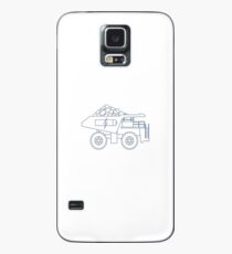 Electric dumper with ore, battery, charge symbol. Case/Skin for Samsung Galaxy