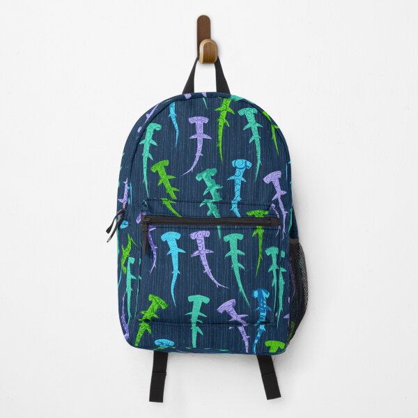 Item preview, Hammerheads - Blue Doodle designed and sold by Squilla Design Studio.