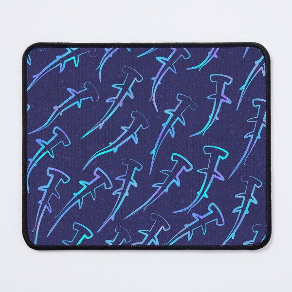 Item preview, Hammerheads - Blue Neon designed and sold by Squilla Design Studio.