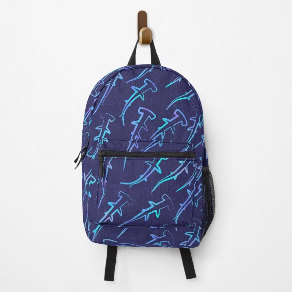 Item preview, Hammerheads - Blue Neon designed and sold by Squilla Design Studio.