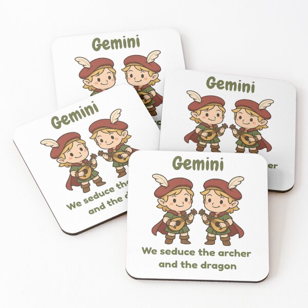 Item preview, Gemini Zodiac Dungeons and Dragons Style designed and sold by CHARSEWTASTIC.