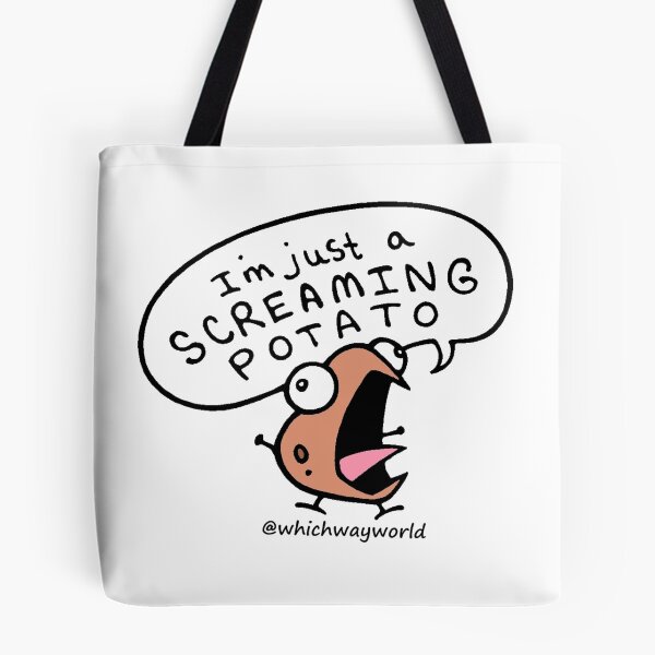 Item preview, SCREAMING POTATO designed and sold by whichwayworld.
