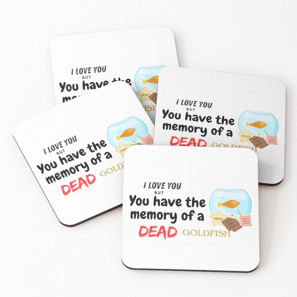 Item preview, "I Love You but You Have the Memory of a Dead Goldfish" Funny Relationship Shirt designed and sold by StudioSamanthaa.