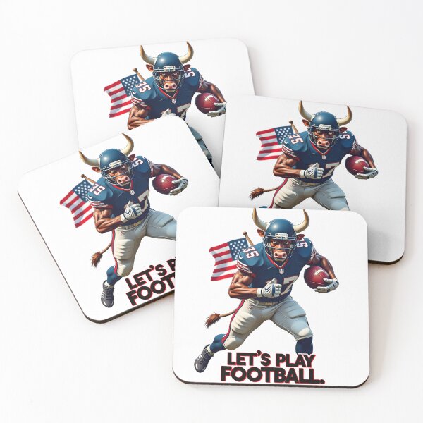 Item preview, Bull Says Let's Play Football designed and sold by Museum Of Non-Existing Art.