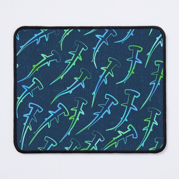 Item preview, Hammerheads - Teal Neon designed and sold by Squilla Design Studio.