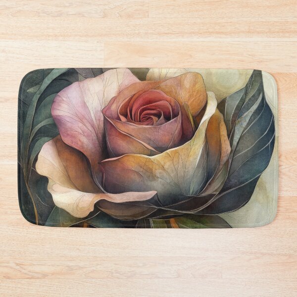 Item preview, Abstract Close-Up Rose in Earthy Tones designed and sold by dawnleblanc55.