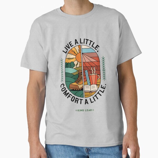 Live a Little, Comfort a Little – Outdoor Adventure & Cozy Comfort Quote