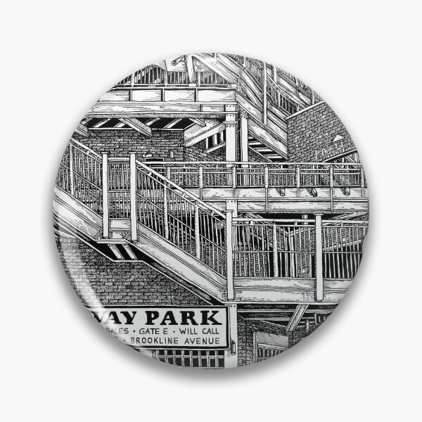 Item preview, Fenway Park Boston Gate E Drawing designed and sold by Conor Plunkett.