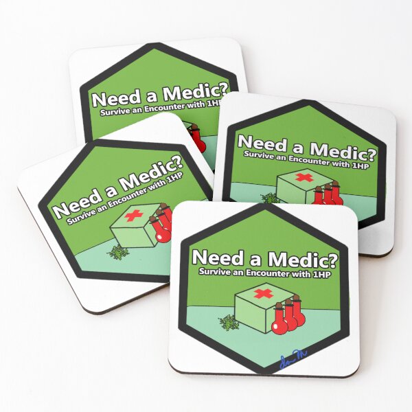 Item preview, D&D Achievement: Need a Medic? designed and sold by ptexp.