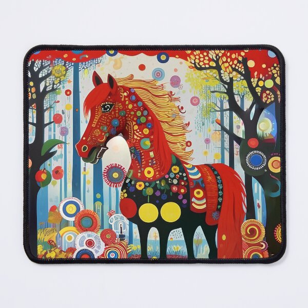 Item preview, A fantastically beautiful red horse. The symbol of the year 2026. designed and sold by Natalia-Vlad.