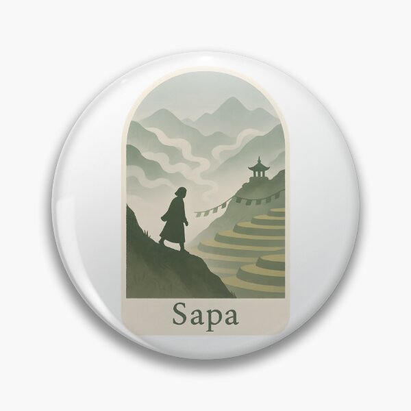 Item preview, Sapa Vietnam Vintage designed and sold by LoveLabDesign.