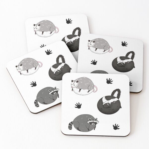 Item preview, Trash Friends (Raccoon, Opossum, Skunk) designed and sold by CritterStudio.