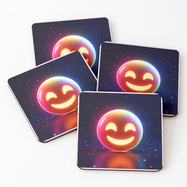 Item preview, Glowing Happy Orb Emoji designed and sold by Health And Fitness Posts e-Store.