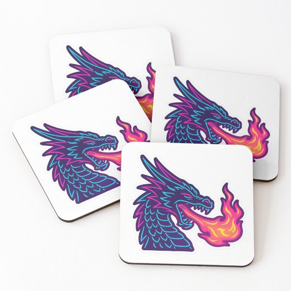 Item preview, Dragon Breathing Fire designed and sold by Throwback Trends.