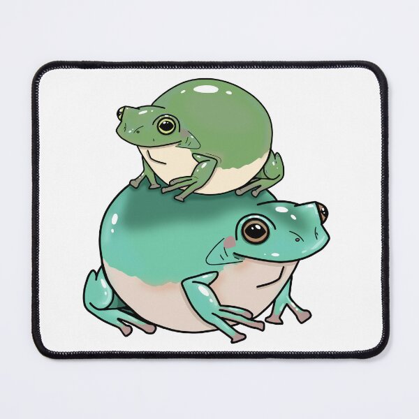 Item preview, Chunky Green and Teal Dumpy Tree Frog designed and sold by CritterStudio.