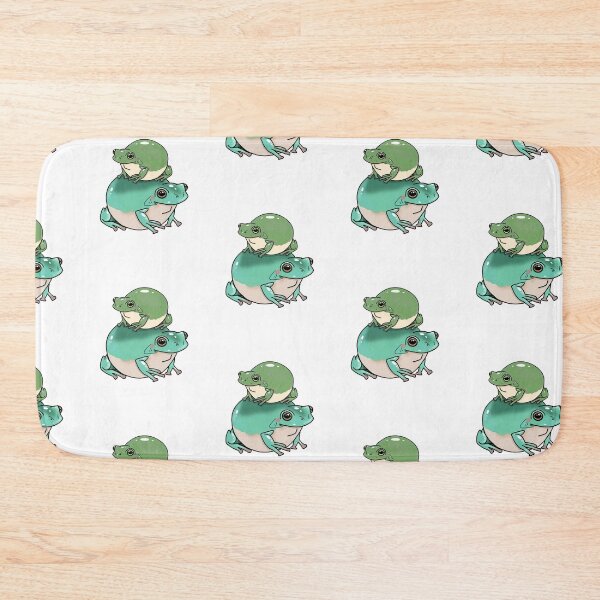 Item preview, Chunky Green and Teal Dumpy Tree Frog designed and sold by CritterStudio.
