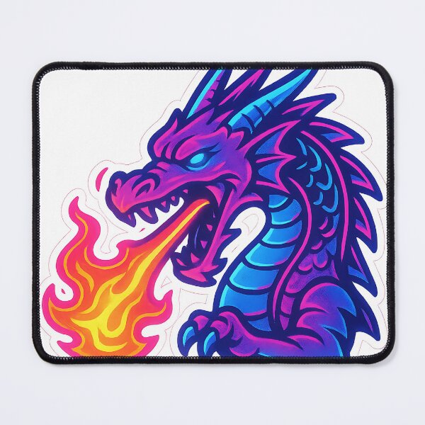 Item preview, Fire-Breathing Dragon designed and sold by Throwback Trends.