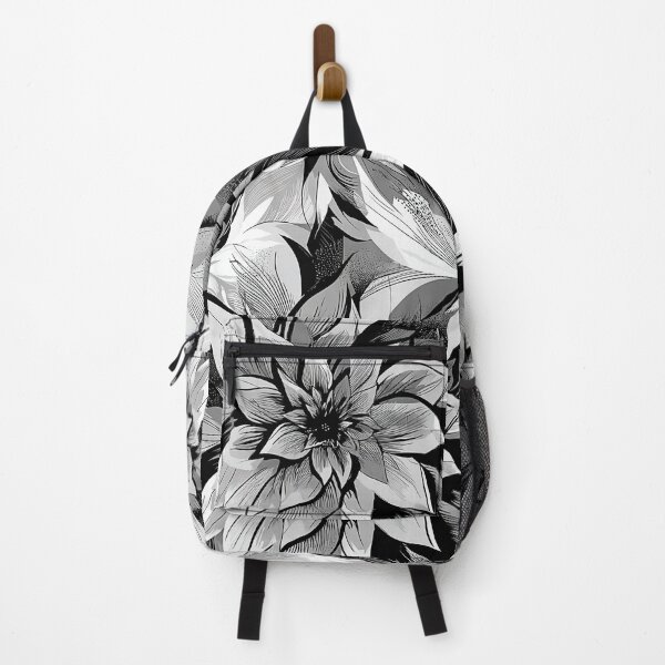 Item preview, Black and White Floral Pattern - Simple and Elegant designed and sold by HausKatz.