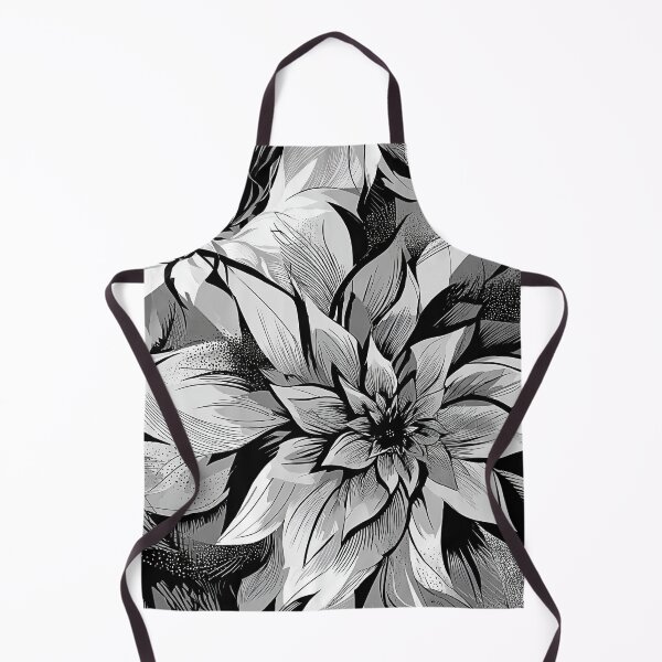 Item preview, Black and White Floral Pattern - Simple and Elegant designed and sold by HausKatz.