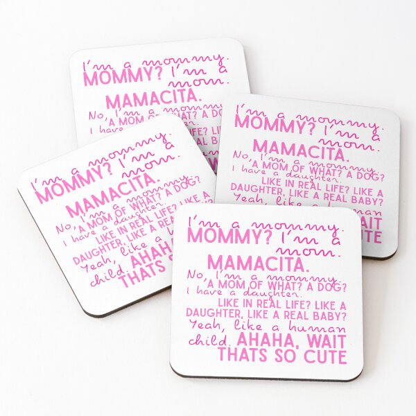 Item preview, I'm a mommy. Mommy? I'm a mom. Mamacita. No, I'm a mommy.  designed and sold by Keeping Art Heavenly.