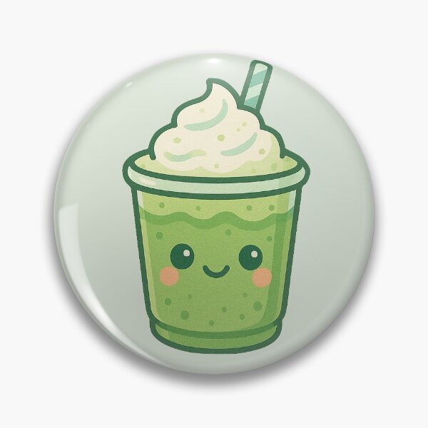 Item preview, Kawaii Matcha Latte designed and sold by art-by-mel.