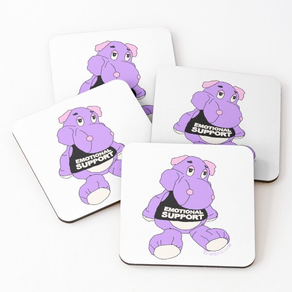 Item preview, Emotional Support Puffalump Hippo designed and sold by Paintbrushbetty.