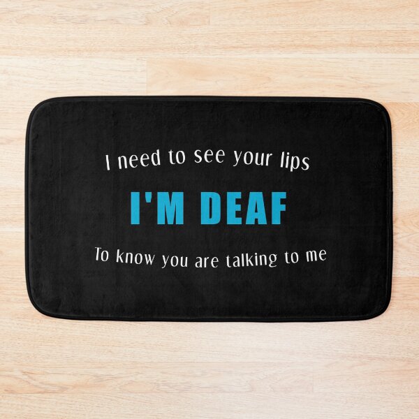 Item preview, Deaf Communication Shirt – Teal DEAF Lip Reading designed and sold by Dance Vibes: Blingit Studios.