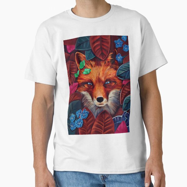Item preview, Magical fox in the colorful leaf forest designed and sold by Lea-Cesca.