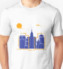 Building and skyscrapers. City view. Architecture. Unisex T-Shirt