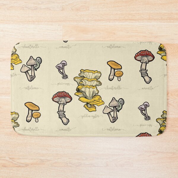Item preview, Jumble of Mushrooms with Windswept Labels designed and sold by UB Draws.