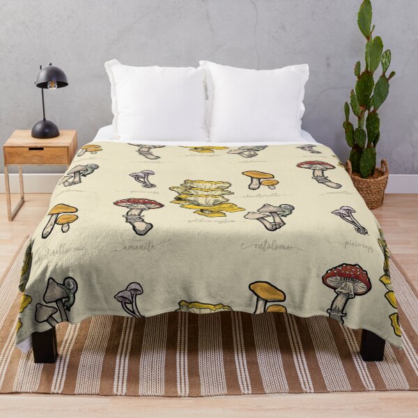 Item preview, Jumble of Mushrooms with Windswept Labels designed and sold by UB Draws.