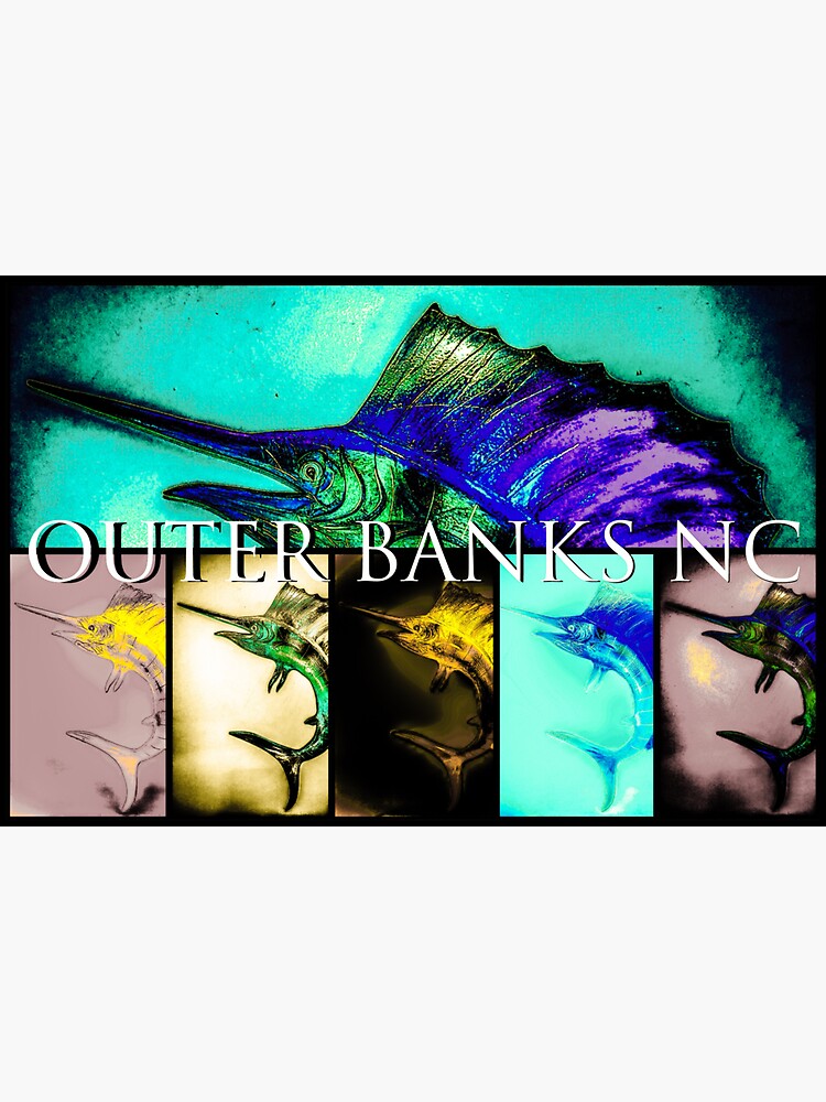 "Outer banks NC" Sticker by barryknauff Redbubble