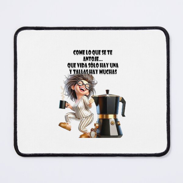 Item preview, Frase Divertida – Mujer Feliz con Café en Pijama designed and sold by unikkk.