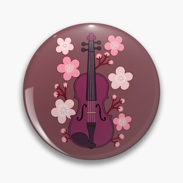 Item preview, Cherry Wood Pin Button designed and sold by MentallyGhost.