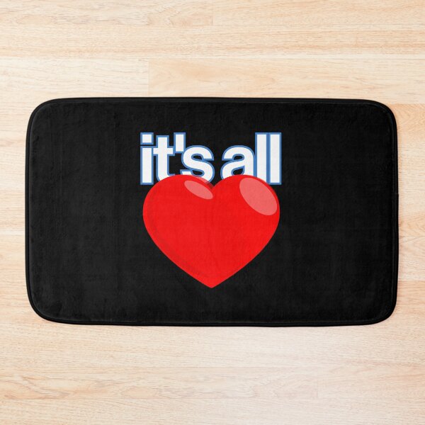 Item preview, It's All Love (white text) designed and sold by Kipepeo Design Ltd..
