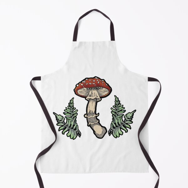 Item preview, Amanita Mushroom with Ferns designed and sold by UB Draws.