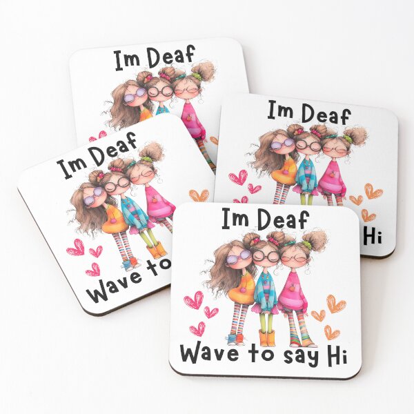 Item preview, I'm Deaf, Cute Kids Deaf Awareness  designed and sold by Dance Vibes: Blingit Studios.