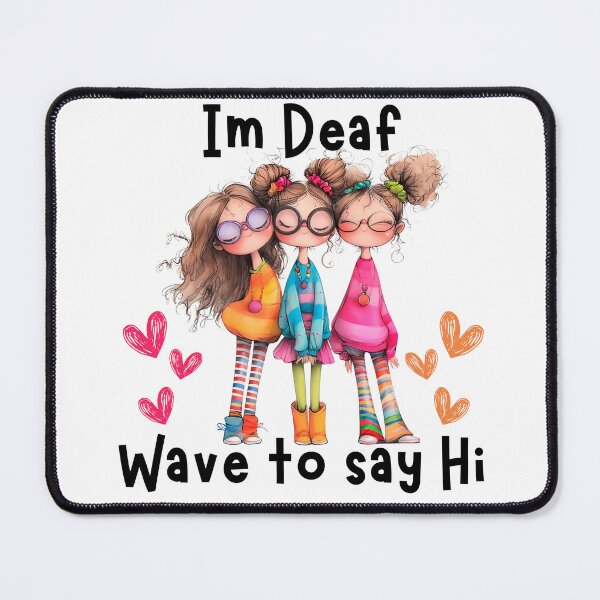 Item preview, I'm Deaf, Cute Kids Deaf Awareness designed and sold by Dance Vibes: Blingit Studios.