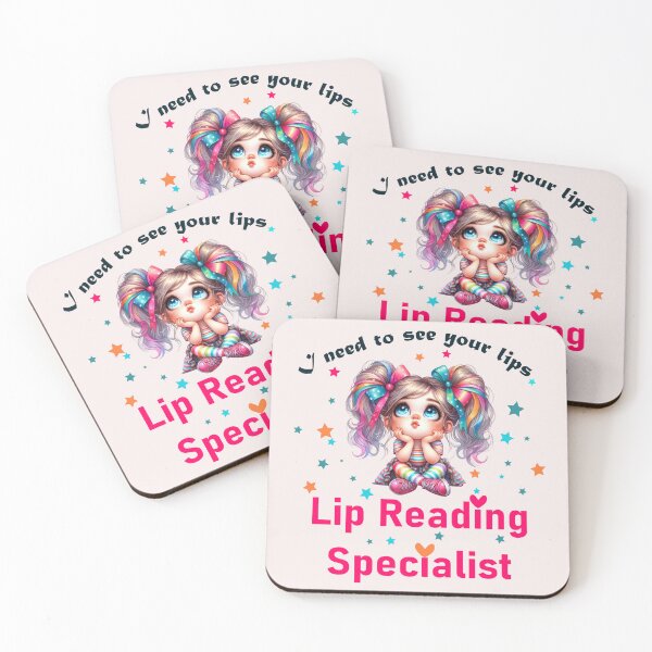 Item preview, Lip Reading Specialist – Cute Deaf Awareness Kids Shirt designed and sold by Dance Vibes: Blingit Studios.