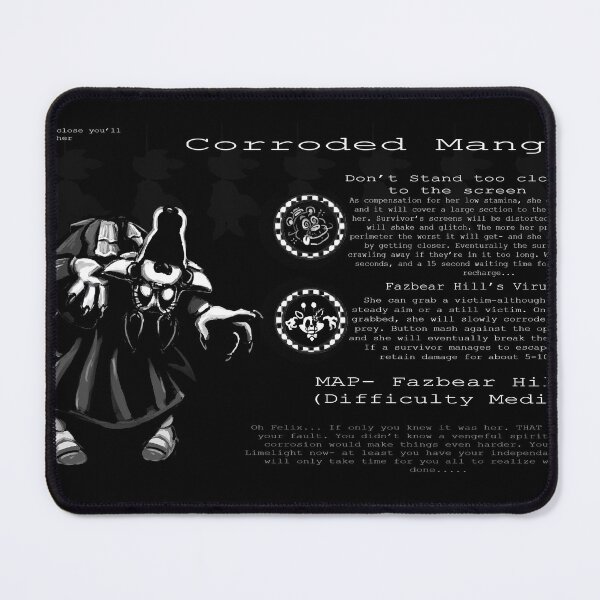 Item preview, Corroded Mangle FNAF World Video Game Concept Art Entity Stats designed and sold by henwardhyckle.