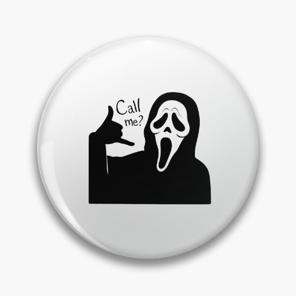Item preview, Ghostface says "Call me?" - Funny Scream Movie Design designed and sold by AliKwStore.