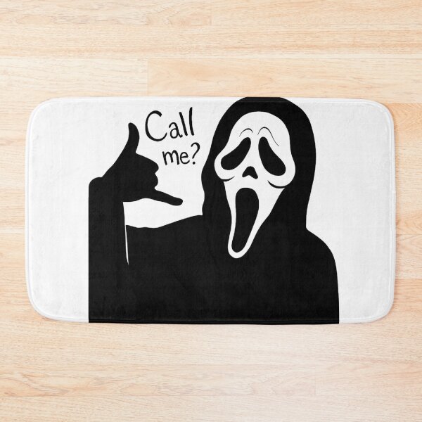 Item preview, Ghostface says "Call me?" - Funny Scream Movie Design designed and sold by AliKwStore.