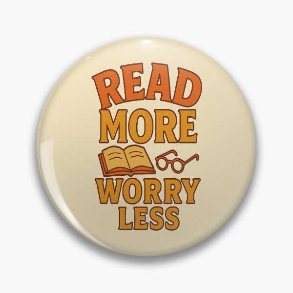 Item preview, Book Lovers Motto Read More Worry Less designed and sold by Glimmersmith.