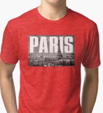 Paris Cityscape Tri-blend T-Shirt