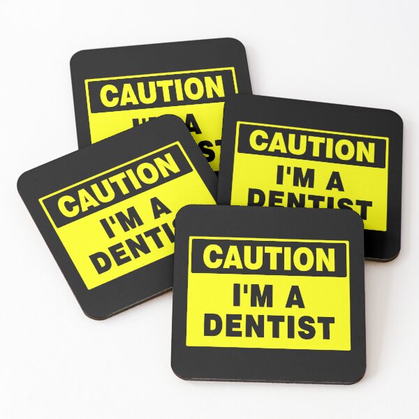 Item preview, Caution I'm A Dentist, Novelty Sign, Hygiene, Dental designed and sold by AASparksDesigns.