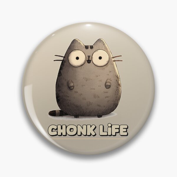 Item preview, Chonk Life fat cat designed and sold by FatBirdie.