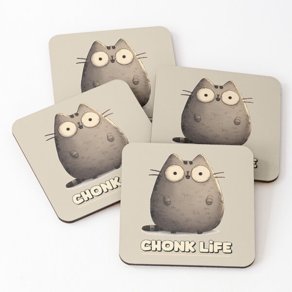 Item preview, Chonk Life fat cat designed and sold by FatBirdie.